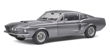 421182902 Shelby Mustang GT500 1967 Grey & Black Stripes 1:18